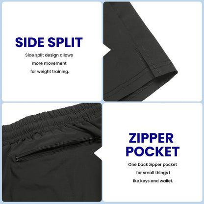 Mens Athletic Shorts 7 Inch Quick Dry Stretch Lightweight Gym Workout Shorts with Pockets
