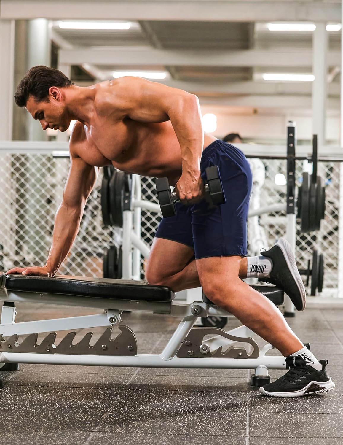 Mens Athletic Shorts 7 Inch Quick Dry Stretch Lightweight Gym Workout Shorts with Pockets