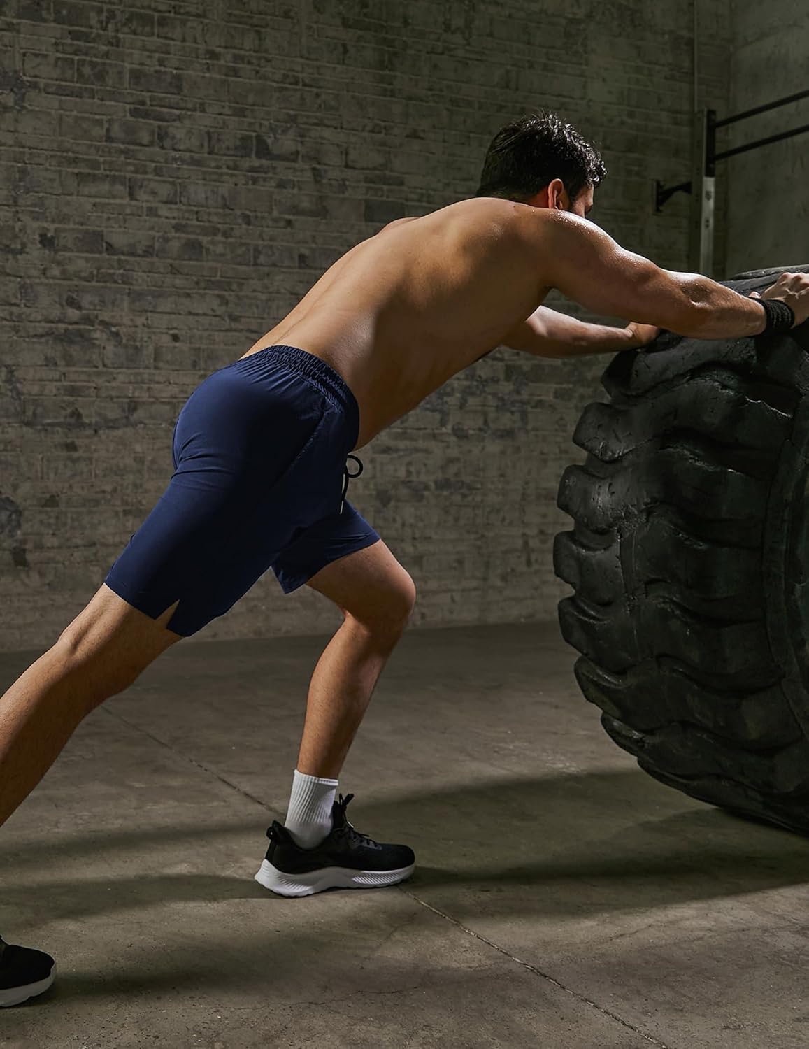 Mens Athletic Shorts 7 Inch Quick Dry Stretch Lightweight Gym Workout Shorts with Pockets