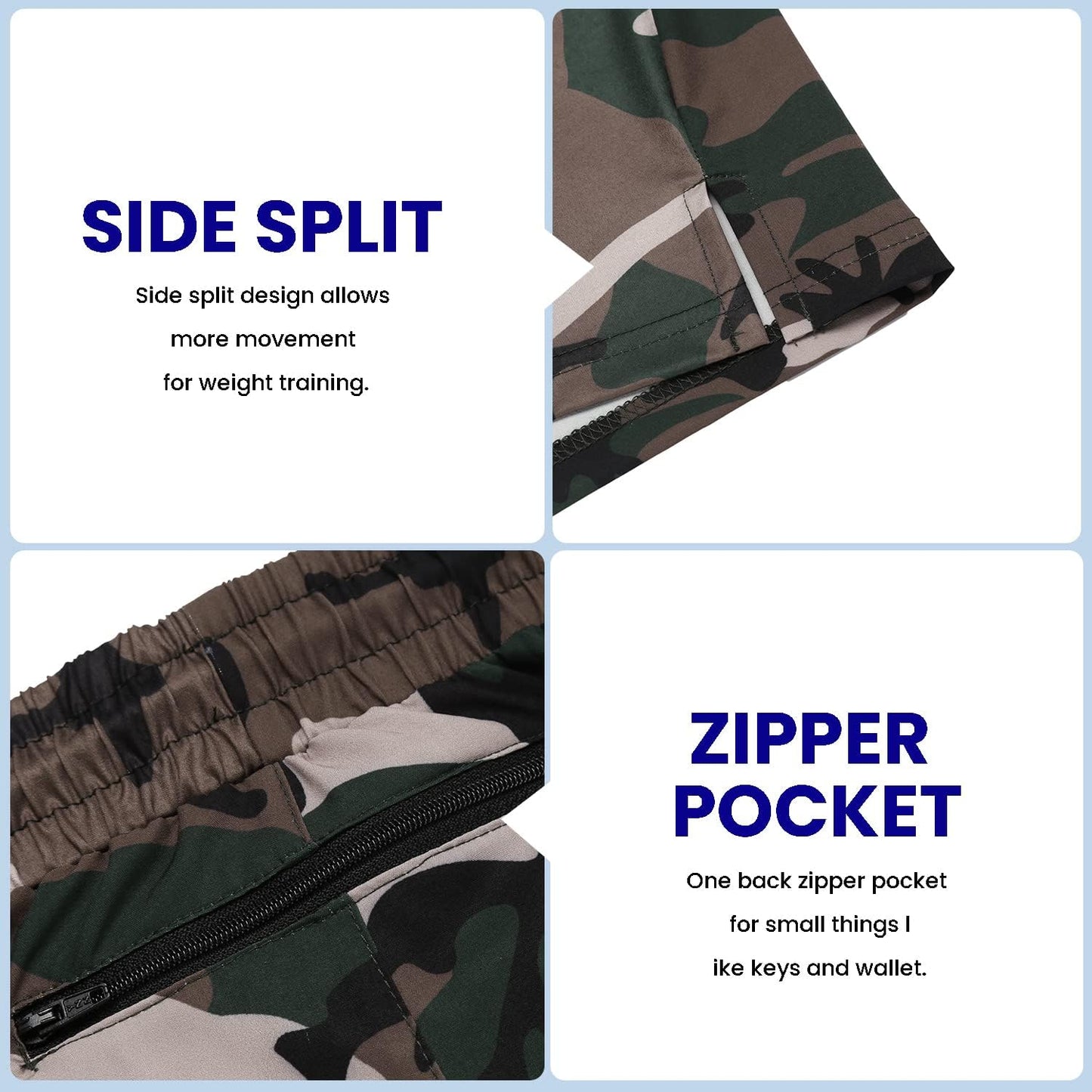 Mens Athletic Shorts 7 Inch Quick Dry Stretch Lightweight Gym Workout Shorts with Pockets