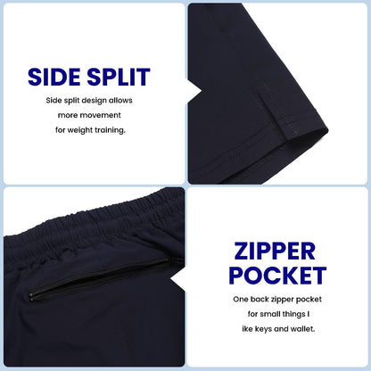 Mens Athletic Shorts 7 Inch Quick Dry Stretch Lightweight Gym Workout Shorts with Pockets