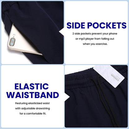 Mens Athletic Shorts 7 Inch Quick Dry Stretch Lightweight Gym Workout Shorts with Pockets
