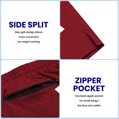 Mens Athletic Shorts 7 Inch Quick Dry Stretch Lightweight Gym Workout Shorts with Pockets