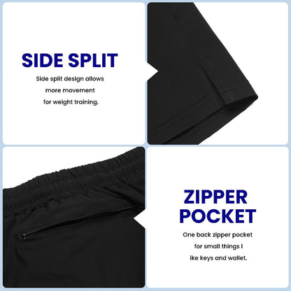 Mens Athletic Shorts 7 Inch Quick Dry Stretch Lightweight Gym Workout Shorts with Pockets