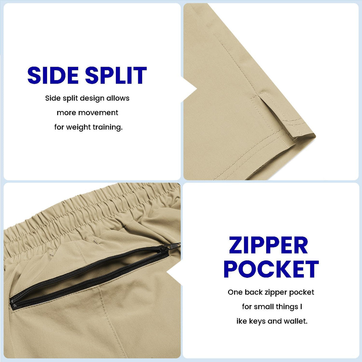 Mens Athletic Shorts 7 Inch Quick Dry Stretch Lightweight Gym Workout Shorts with Pockets