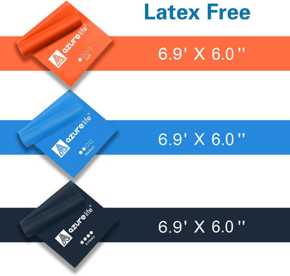 Resistance Bands,Professional Long Non-Latex Elastic Stretch Bands,Exercise Bands for Physical Therapy, Yoga, Pilates, Rehab, at-Home or The Gym Workouts, Strength Training