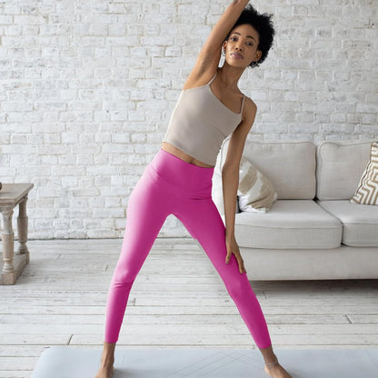 High Waisted Leggings for Women - No See Through Tummy Control Cycling Workout Yoga Pants with Pockets Reg & Plus