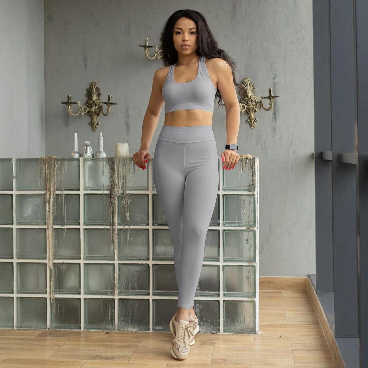 High Waisted Leggings for Women - No See Through Tummy Control Cycling Workout Yoga Pants with Pockets Reg & Plus