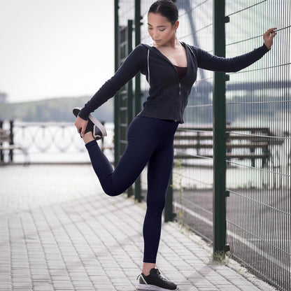 High Waisted Leggings for Women - No See Through Tummy Control Cycling Workout Yoga Pants with Pockets Reg & Plus