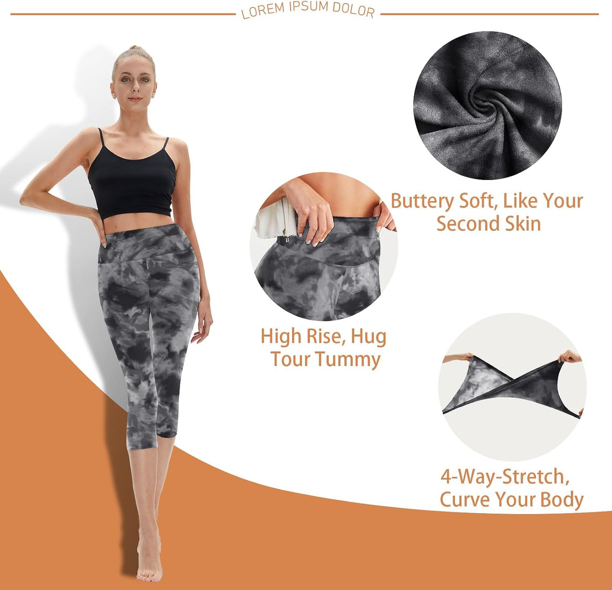 High Waisted Leggings for Women - No See Through Tummy Control Cycling Workout Yoga Pants with Pockets Reg & Plus