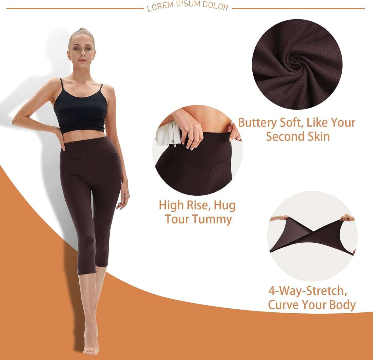 High Waisted Leggings for Women - No See Through Tummy Control Cycling Workout Yoga Pants with Pockets Reg & Plus