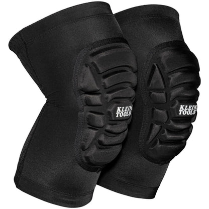 60492 Knee Pads, Lightweight Padded Knee Sleeves, Breathable Mesh Back, Elastic Cuff with Slip-Resistant Silicone, Black, M/L
