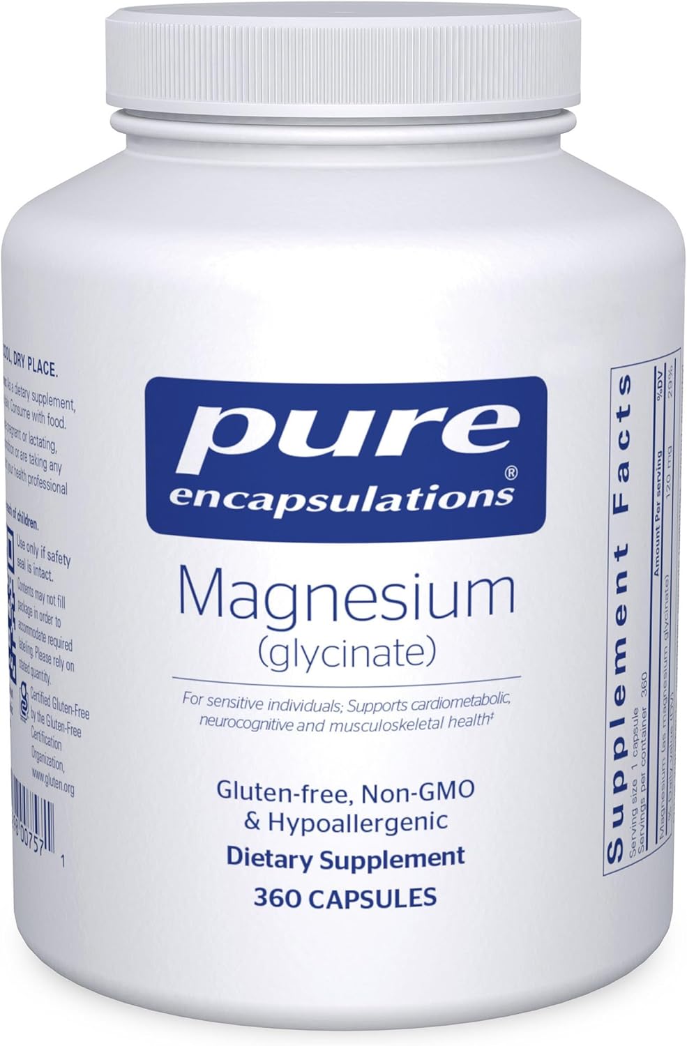 Magnesium (Glycinate), 180 Capsules