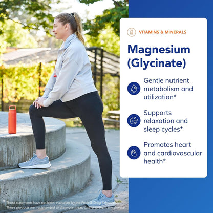 Magnesium (Glycinate), 180 Capsules