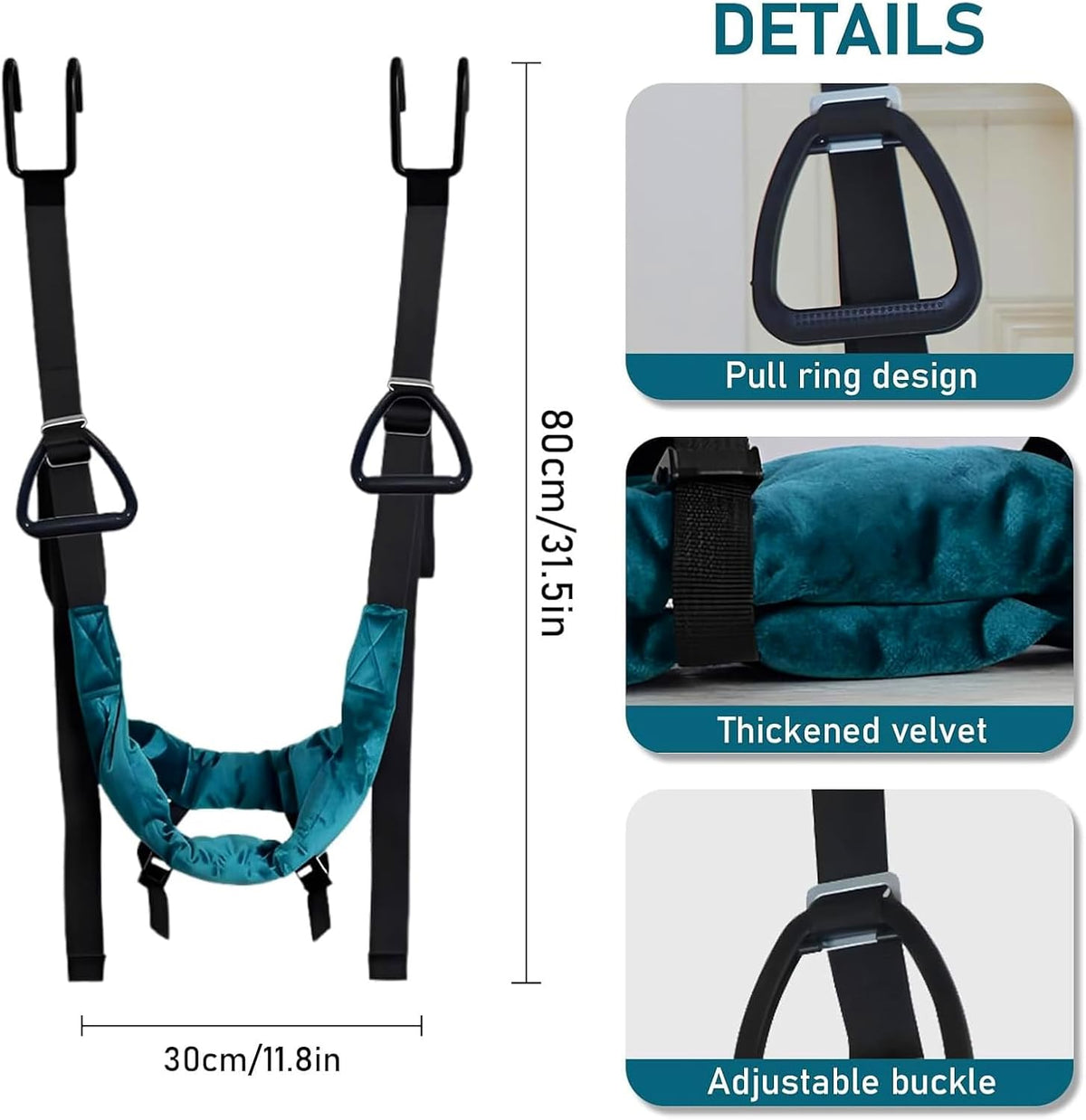 2026 New Upgraded Cervical Neck Traction Device,Neck Stretcher Cervical Traction Device for Decompression Home Physical Therapy, Portable Neck Stretcher Hammock Traction
