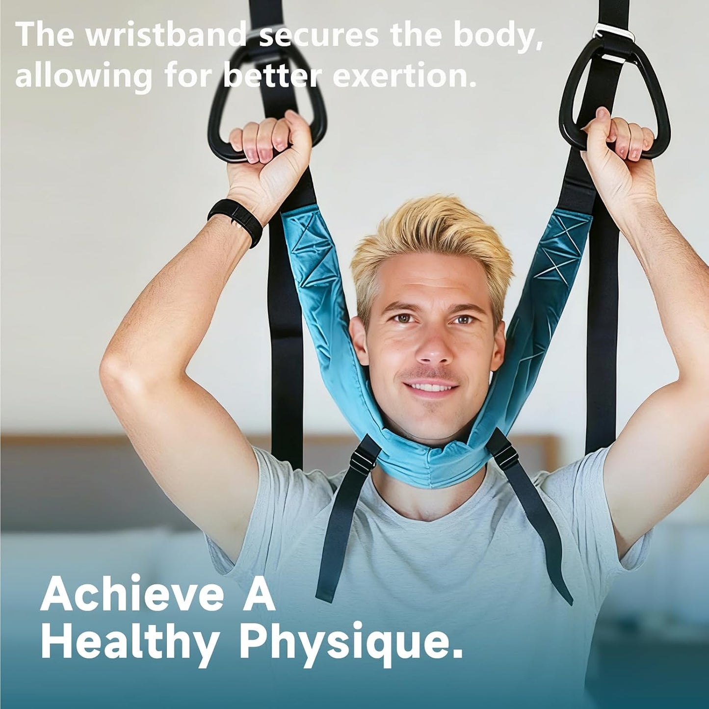 2026 New Upgraded Cervical Neck Traction Device,Neck Stretcher Cervical Traction Device for Decompression Home Physical Therapy, Portable Neck Stretcher Hammock Traction