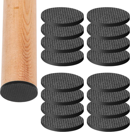 Non Slip Furniture Pads, Self Adhesive Rubber Pads with Anti Skid Stickers, Cuttable Rubber Sheet for Furniture and Appliances (4” × 40”)