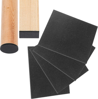 Non Slip Furniture Pads, Self Adhesive Rubber Pads with Anti Skid Stickers, Cuttable Rubber Sheet for Furniture and Appliances (4” × 40”)