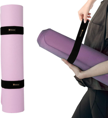 Yoga Mat Strap,Heavy Duty Bungee Straps Band,Wrap Organizer for Yoga Mat/Workout/Exercise(20" L x 2" W)