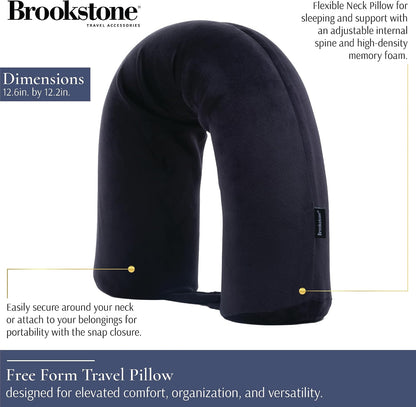 Free Form Travel Pillow Lightweight Flexible Memory Foam Pillow