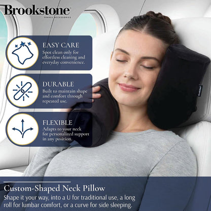 Free Form Travel Pillow Lightweight Flexible Memory Foam Pillow