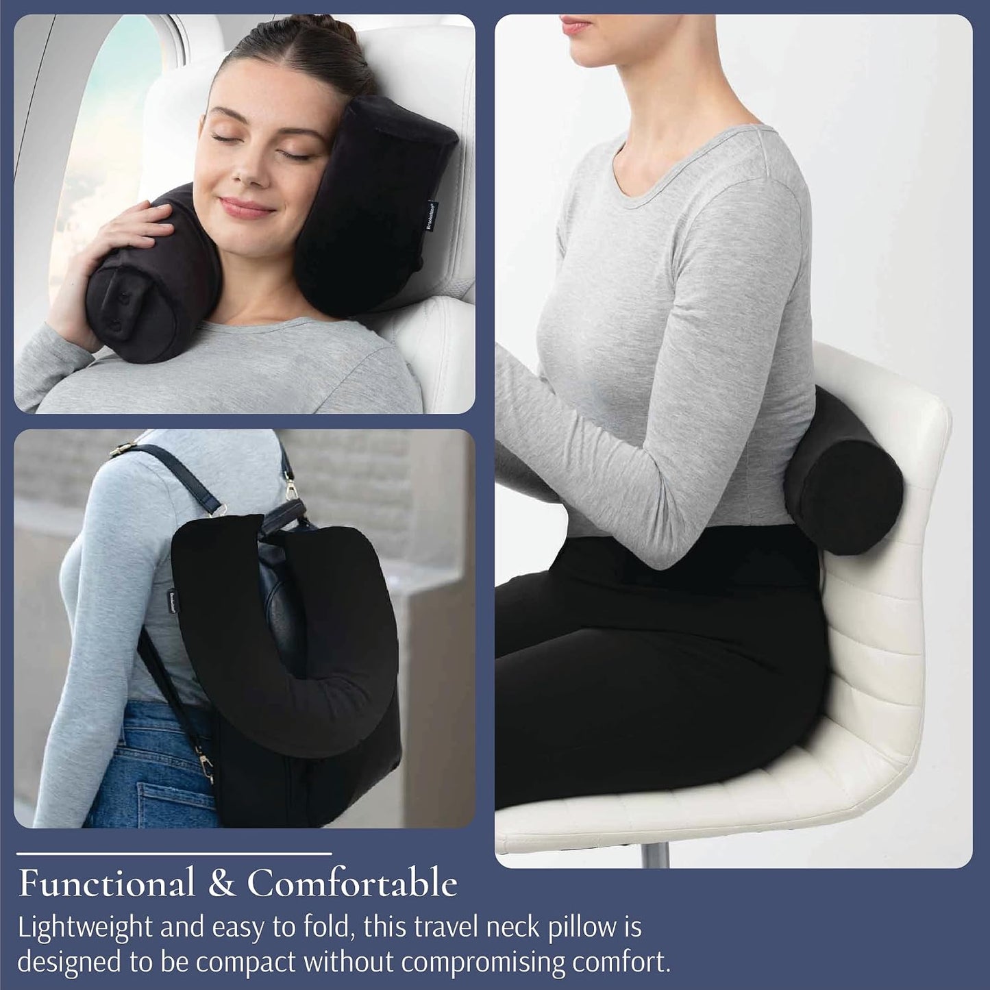 Free Form Travel Pillow Lightweight Flexible Memory Foam Pillow