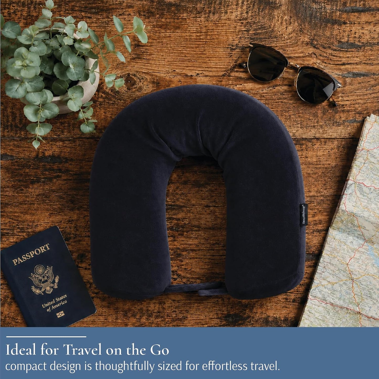Free Form Travel Pillow Lightweight Flexible Memory Foam Pillow