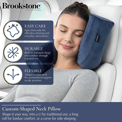 Free Form Travel Pillow Lightweight Flexible Memory Foam Pillow
