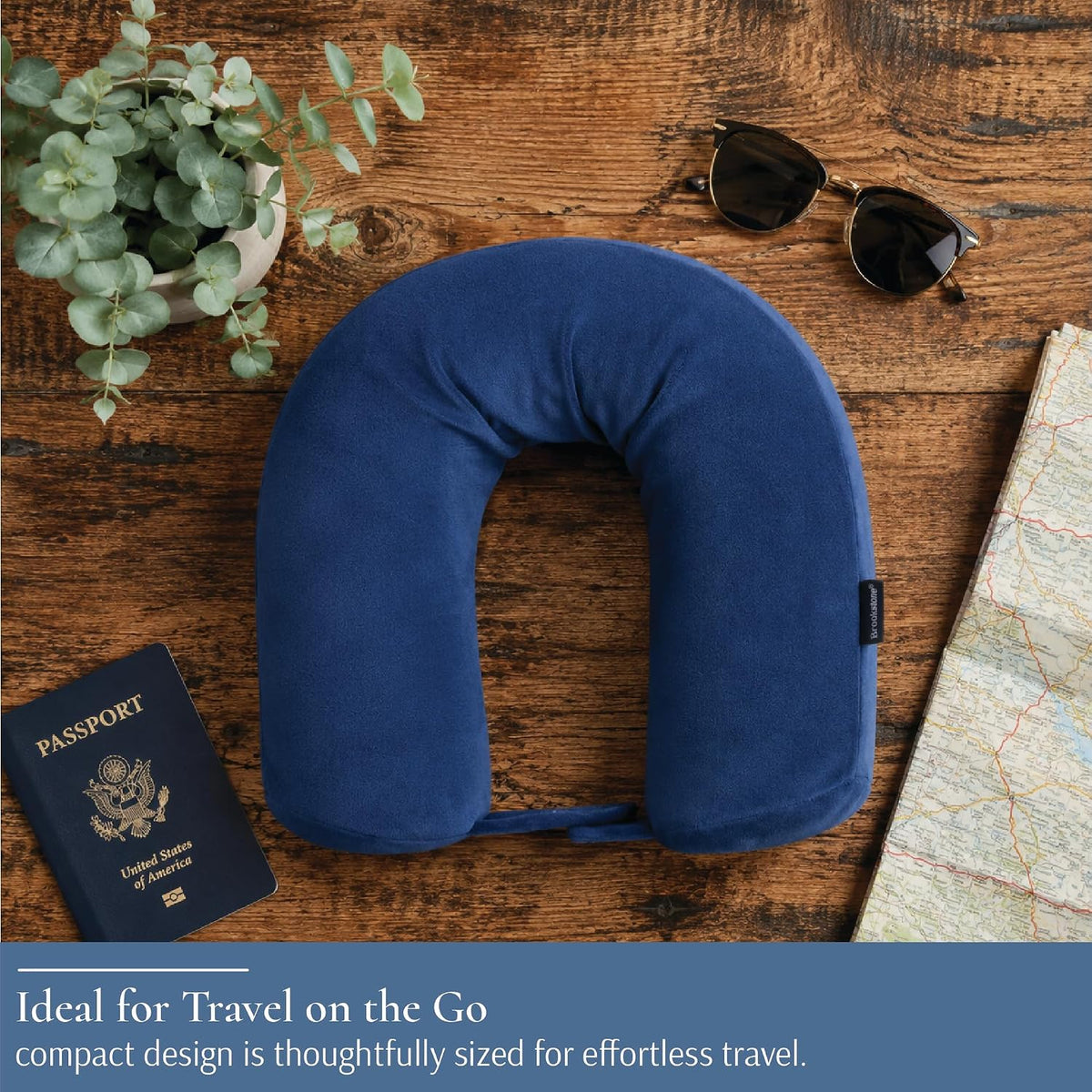 Free Form Travel Pillow Lightweight Flexible Memory Foam Pillow
