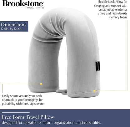 Free Form Travel Pillow Lightweight Flexible Memory Foam Pillow