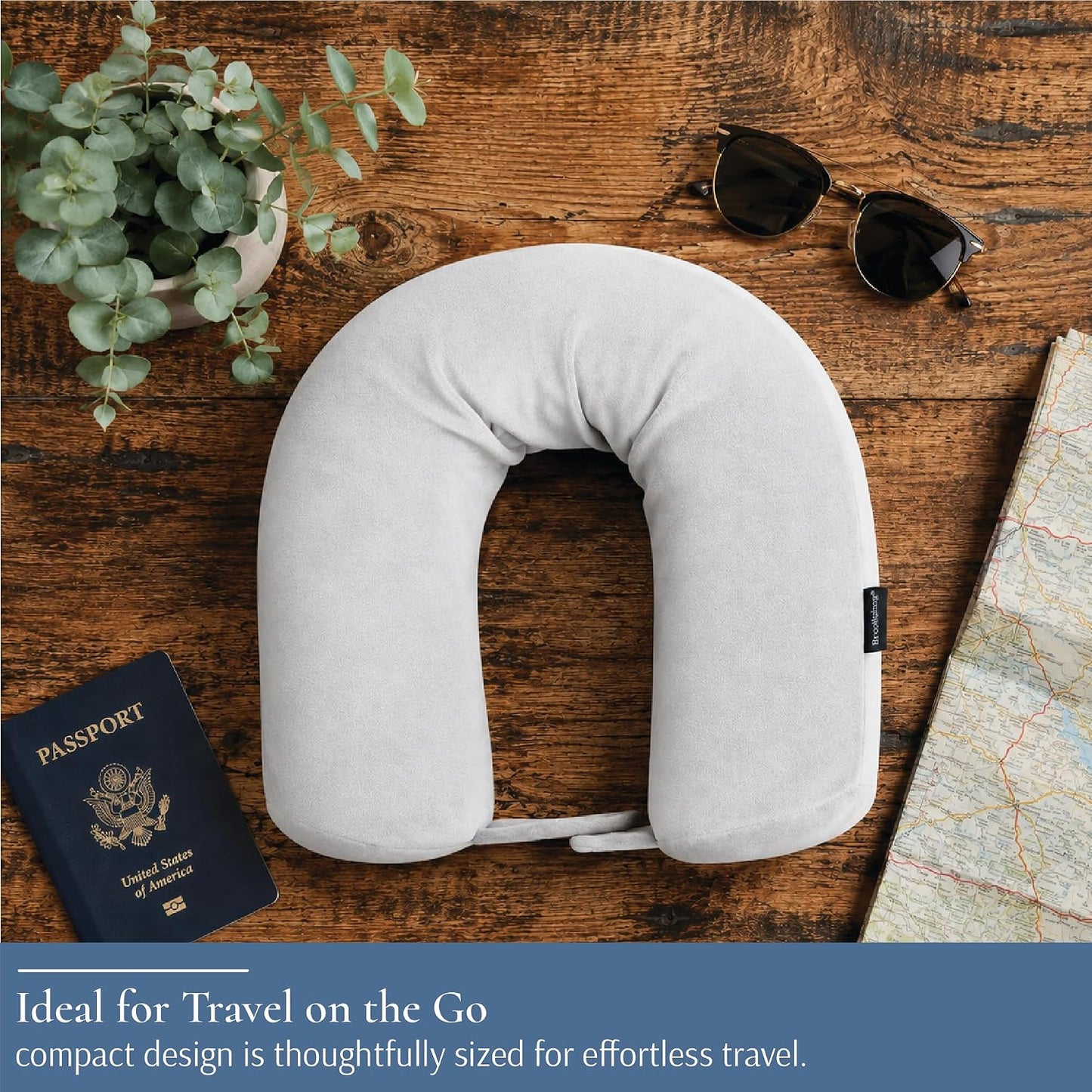 Free Form Travel Pillow Lightweight Flexible Memory Foam Pillow