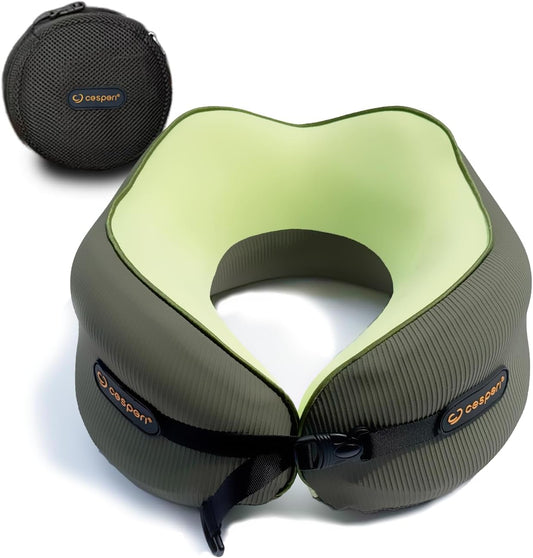 Ergonomic Travel Neck Pillow for Airplanes & Cars, Large