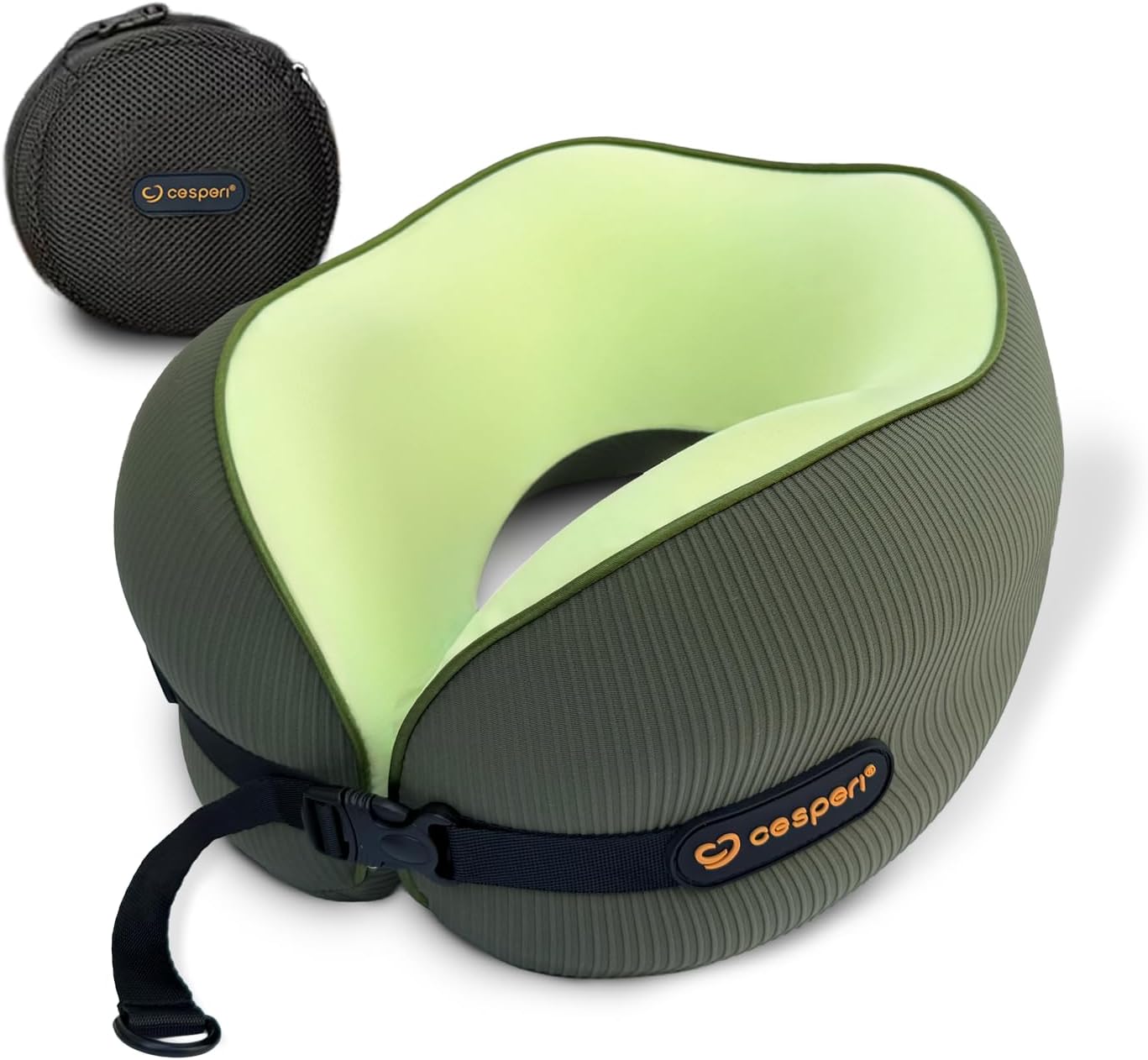 Ergonomic Travel Neck Pillow for Airplanes & Cars, Large