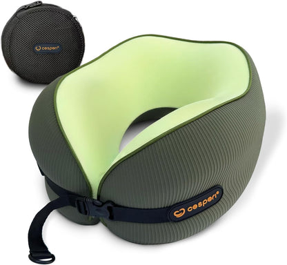 Ergonomic Travel Neck Pillow for Airplanes & Cars, Large