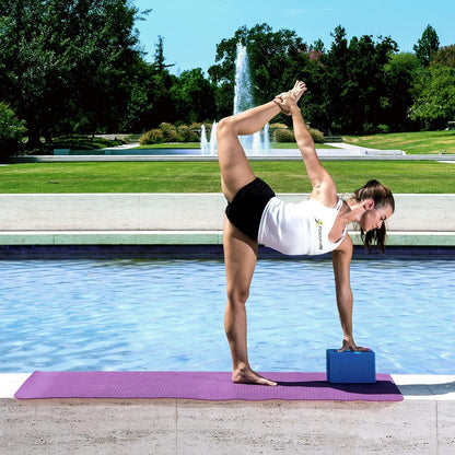 Foam Yoga Blocks, High Density EVA Yoga Bricks 4”x 6” x 9” (Set of 2)