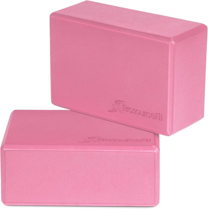 Foam Yoga Blocks, High Density EVA Yoga Bricks 4”x 6” x 9” (Set of 2)