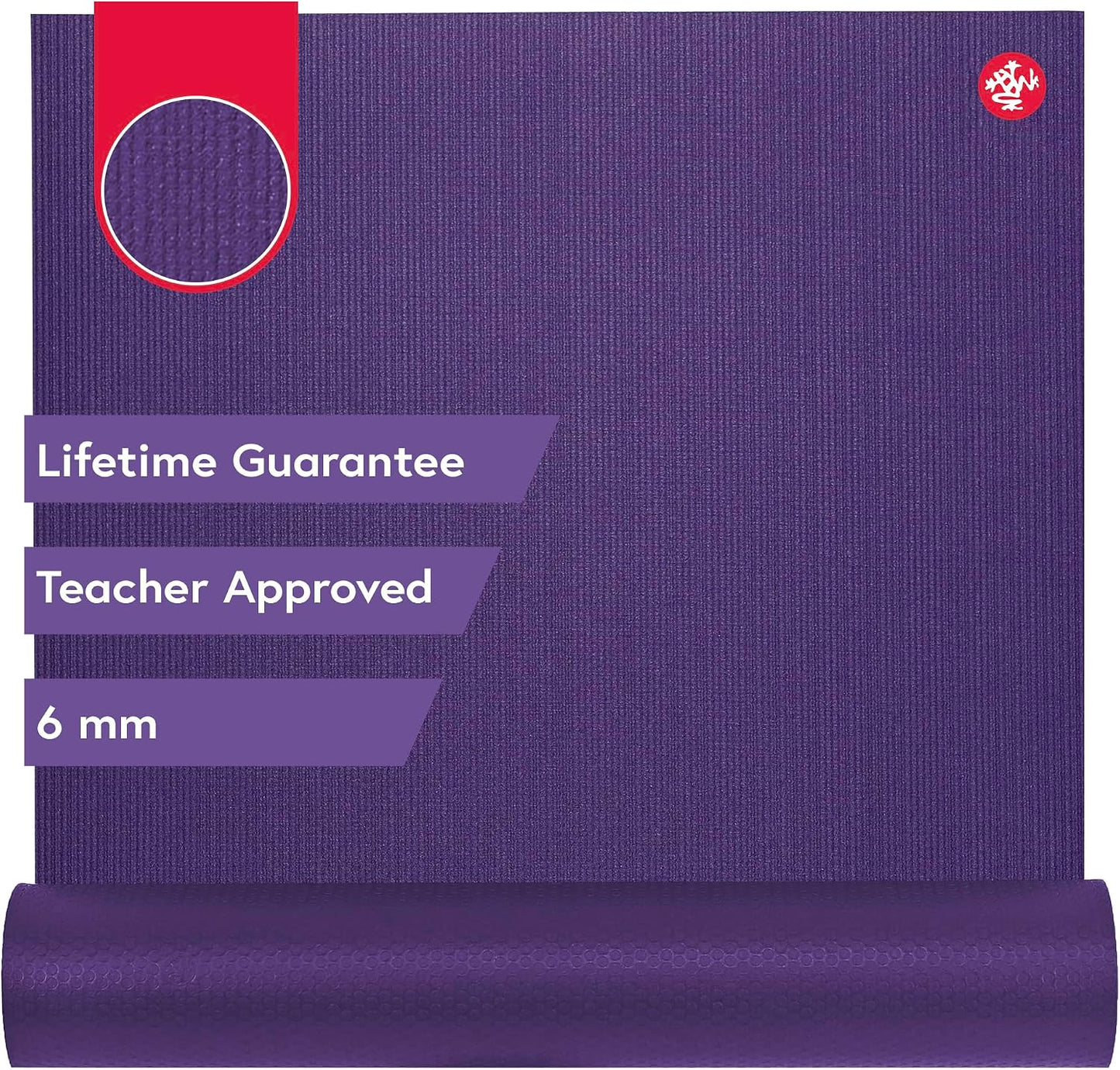 PRO Yoga Mat - 6mm | Lifetime Durability | Hygienic Construction | Premium Studio Quality | Teacher Approved