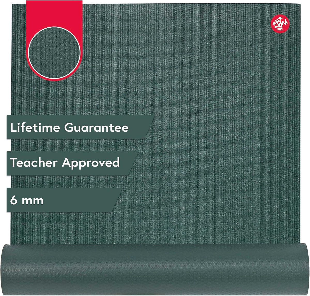 PRO Yoga Mat - 6mm | Lifetime Durability | Hygienic Construction | Premium Studio Quality | Teacher Approved