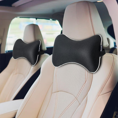 Portable Inflatable Travel Neck Pillow for Airplane, Car & Office