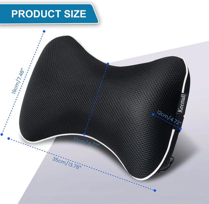 Portable Inflatable Travel Neck Pillow for Airplane, Car & Office