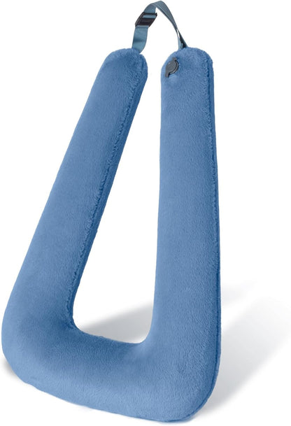 Portable Inflatable Travel Neck Pillow for Airplane, Car & Office