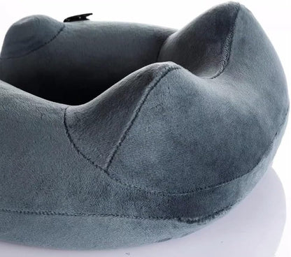 Portable Inflatable Travel Neck Pillow for Airplane, Car & Office