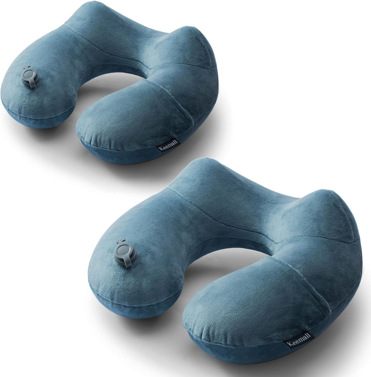 Portable Inflatable Travel Neck Pillow for Airplane, Car & Office