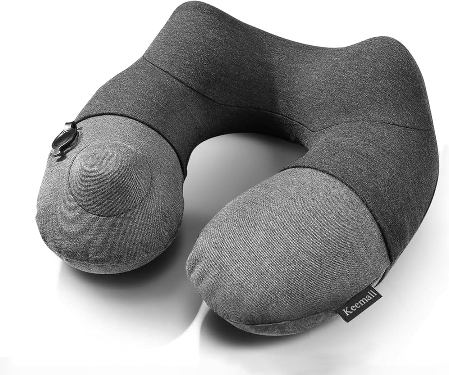 Portable Inflatable Travel Neck Pillow for Airplane, Car & Office