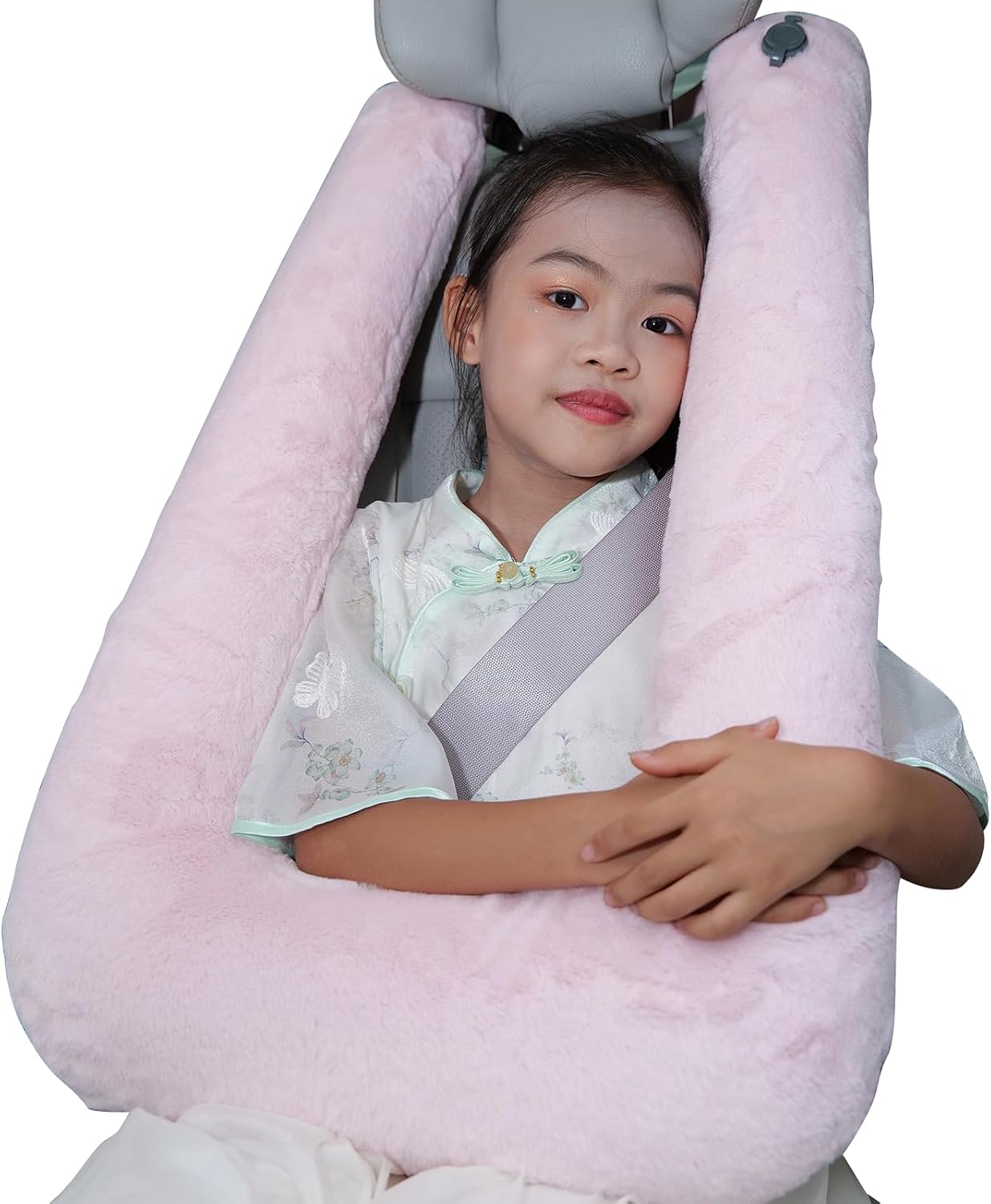 Portable Inflatable Travel Neck Pillow for Airplane, Car & Office