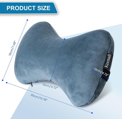 Portable Inflatable Travel Neck Pillow for Airplane, Car & Office