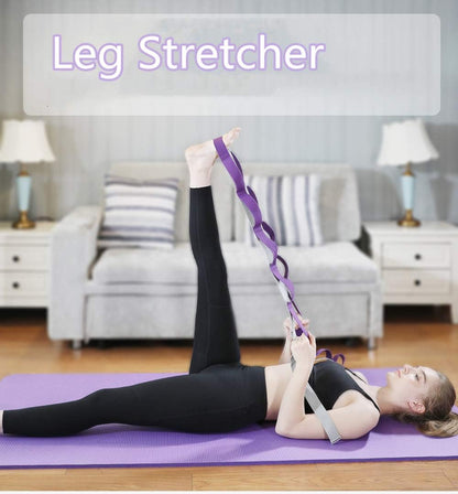 Waist Back Leg Stretch Strap/Yoga Fitness Band, Leg Stretching Assist Trainer, Yoga Stretcher, Back Bend Split Inversion Strap for Fitness, Dance, Ballet, Gymnastics