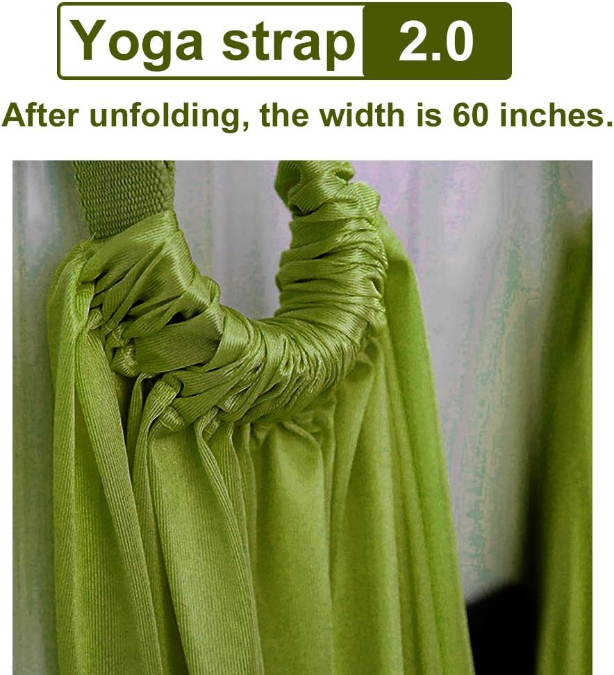 Waist Back Leg Stretch Strap/Yoga Fitness Band, Leg Stretching Assist Trainer, Yoga Stretcher, Back Bend Split Inversion Strap for Fitness, Dance, Ballet, Gymnastics