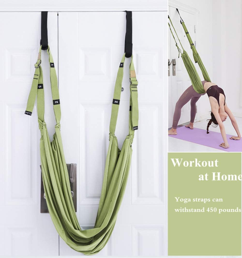 Waist Back Leg Stretch Strap/Yoga Fitness Band, Leg Stretching Assist Trainer, Yoga Stretcher, Back Bend Split Inversion Strap for Fitness, Dance, Ballet, Gymnastics