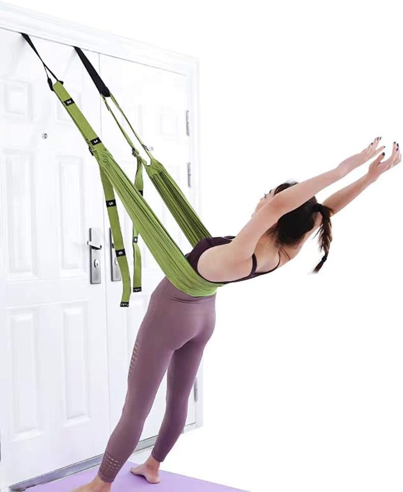 Waist Back Leg Stretch Strap/Yoga Fitness Band, Leg Stretching Assist Trainer, Yoga Stretcher, Back Bend Split Inversion Strap for Fitness, Dance, Ballet, Gymnastics